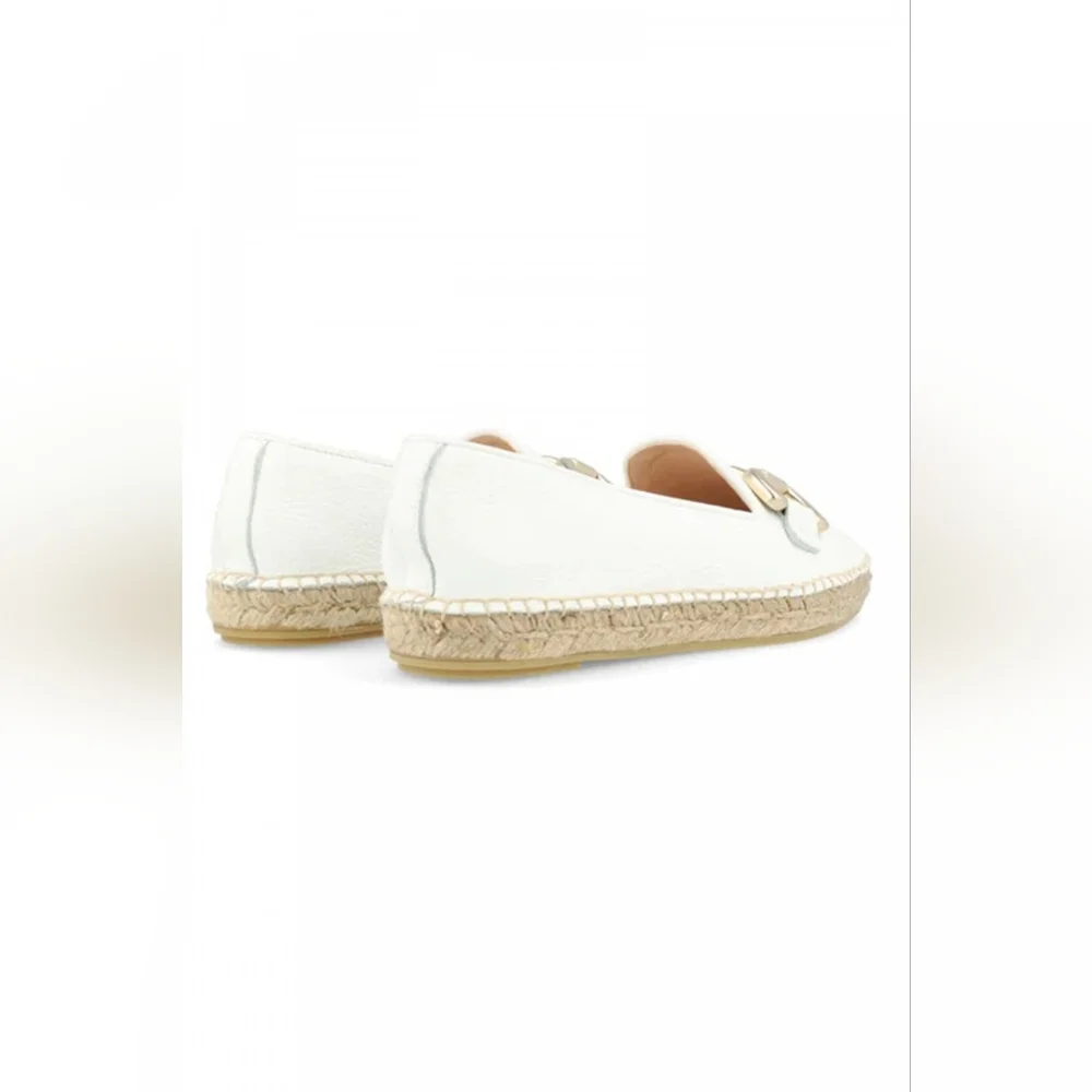 Ateliers Paris Espadrille White /‎ Silver